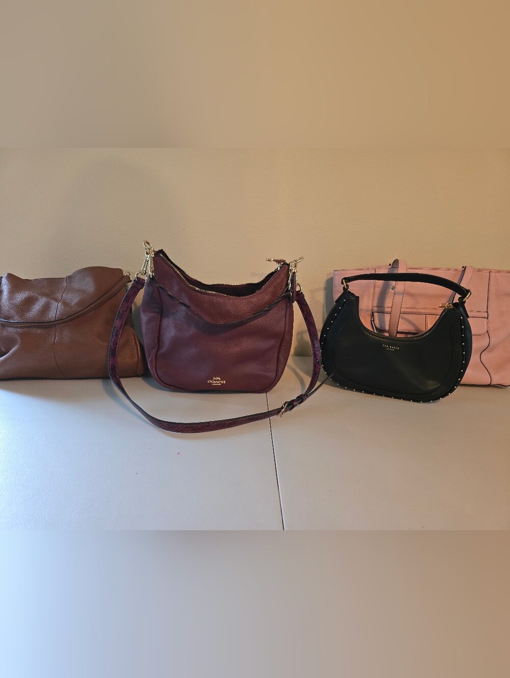 Coach, Rebecca Minkoff And Ted Baker Handbag Lot